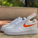 Nike Air Force 1 Low AF1 White Orange Yellow Splatter Low-Top Sneakers FD4622-131