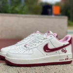 Nike Air Force 1 AF1 White Pink Valentine's Day Pure Original Version FD4616-161