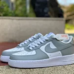 Nike Air Force 1 07 Low White Grey Casual Sneakers FD9763-101