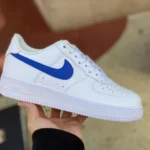 Nike Air Force 1 Low AF1 White Blue Durable Low-Top Sneakers FD0667-100