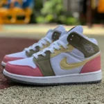 Air Jordan 1 Mid SE White Brown DJ0338-100