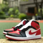 Air Jordan 1 Mid Bred Toe BQ6472-079