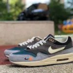 Nike Air Max 1 SP Grey Green Retro Running Shoes DQ8475-001