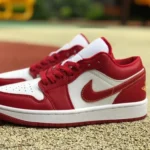 Air Jordan 1 Low 553560-607 White Red Retro