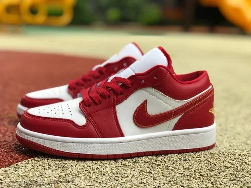 Air Jordan 1 Low 553560-607 White Red Retro