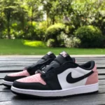 Air Jordan 1 Low CZ0790-061 Black Pink Bleached Coral Retro