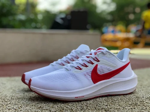 Nike Air Zoom Pegasus 39 White Red Summer Running Shoes DH4072-103