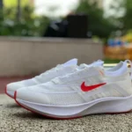 Nike Zoom Fly 4 White Red Marathon Running Shoes CT2392-006