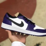 Air Jordan 1 Low Golf DD9315-105 White Purple Retro