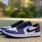 Air Jordan 1 Low Golf DD9315-105 White Purple Retro