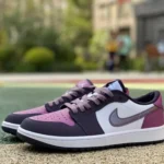 Air Jordan 1 Low Golf DZ9787-155 Black White Purple Retro