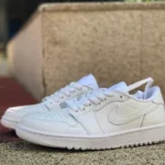 Air Jordan 1 Low Golf DD9315-003 Triple White Retro