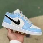 Air Jordan 1 Low GS 554723-401 Ice Blue Retro