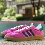 GUCCI x Adidas Originals Gazelle Low-Top Sneakers in Pink