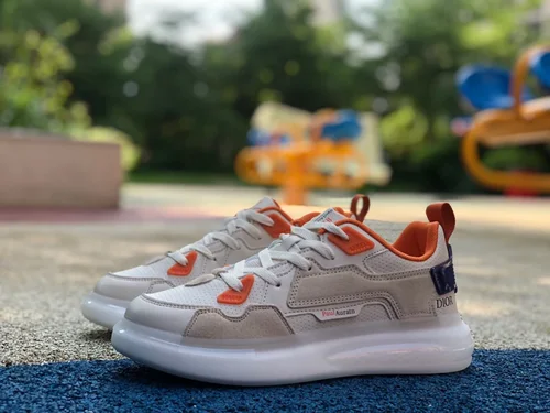 DIOR Beige Orange Sneakers