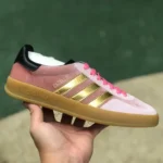 Adidas Originals x GUCCI Gazelle Low-Top Sneakers in Dusty Pink