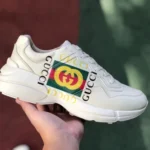 Gucci Rhyton Print Double G Dad Shoes