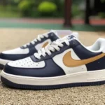 Nike Air Force 1 '07 LV8 Black White Gold Low Sneakers CT7875-996