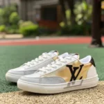 Louis Vuitton CHARLE Grey White Gold Low