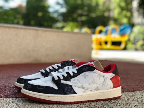 Travis Scott x Nike Air Jordan 1 Low DM7866 White Red Black Retro