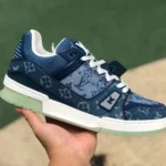 Louis Vuitton Trainer Denim Blue Low Bulk Order