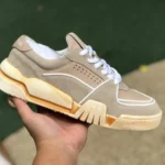 The Last Redemption Beige Grey Spacecourt Sneakers