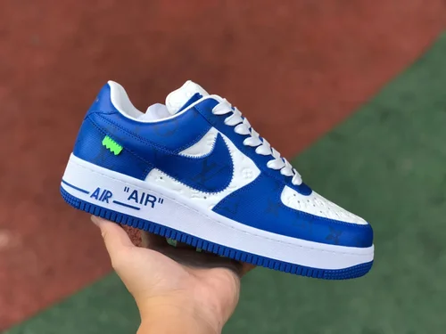 Louis Vuitton x Nike Air Force 1 Low White Blue