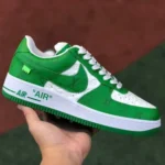 Louis Vuitton x Nike Air Force 1 Low White Green