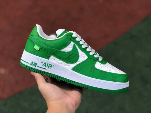 Louis Vuitton x Nike Air Force 1 Low White Green