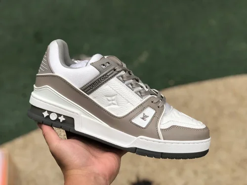 Louis Vuitton Trainer Grey White Low Bulk Order