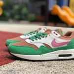 Nike Air Max 1 NH Treeline Brown Green Pink Running Shoes DR9773-300