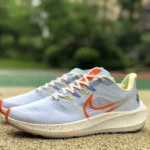 Nike Air Zoom Pegasus 39 White Blue Orange Running Shoes DX6047-181