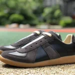 Maison Margiela Replica Calfskin Black Brown Low Top