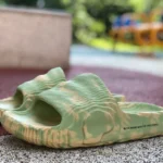 Adidas Adilette 22 3D Printed Green Yellow Slides GY1597