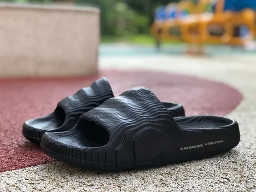 Adidas Adilette 22 3D Printed Black Slides GX6949