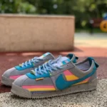 Union x Nike Cortez Grey Blue Yellow Retro Sneakers DR1413-002