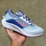 Nike Zoom Fly 4 White Blue Pink Marathon Running Shoes CT2401-003