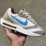 Nike Air Max Dawn White Blue Brown Running Shoes DV4248-141