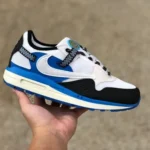 Nike Air Max 1 Black White Blue CJ DO9392-500