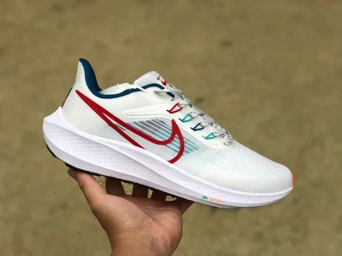 Nike Air Zoom Pegasus 39 White Red Green Running Shoes FD4322-161