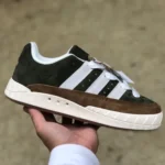 HUMAN MADE x Adidas Adimatic Green Brown Retro Sneakers HP9914