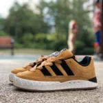 Adidas Adimatic Wheat Brown Retro Sneakers HQ3935