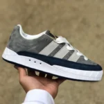 Adidas Adimatic Grey Blue Retro Sneakers HP991