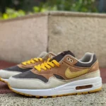 Nike Air Max 1 White Brown Thick Sole Running Shoes DZ0482-200