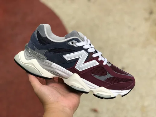 New Balance 9060 Wine Red Blue Joe Freshgoods Retro Running Shoes U9060GBW