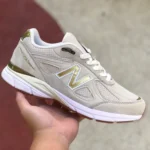 New Balance 990 Beige Gold Retro Running Shoes M990AG4