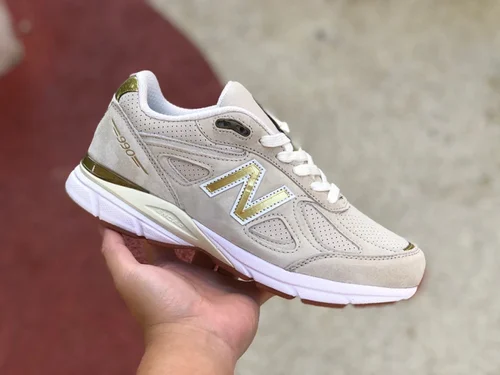 New Balance 990 Beige Gold Retro Running Shoes M990AG4