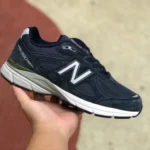 New Balance 990 Navy Blue Retro Running Shoes M990NV4