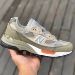 New Balance 992 Grey Silver WTAPS Retro Running Shoes M992WT