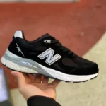 New Balance 990V3 Black White Retro Running Shoes M990BS3